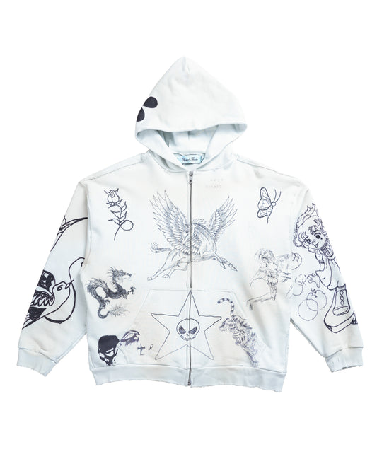 Second Skin Hoodie in Dove